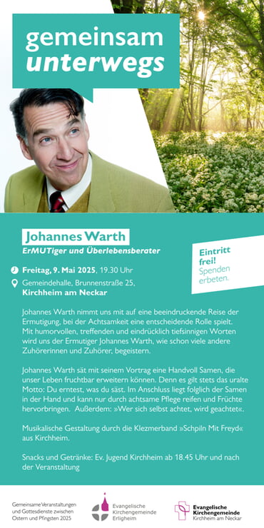 Johannes Warth am Freitag, 9. Mai