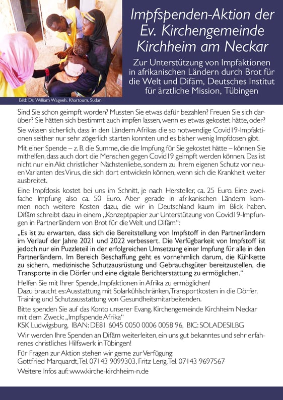 Bitte senden Sie diesen Flyer an Ihre Freunde und Verwandten. Einfach anklicken, um als PDF zu laden